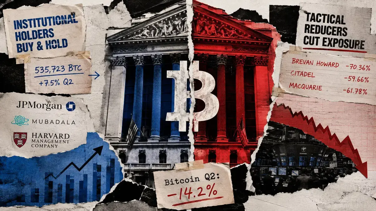 Bitcoin Experiences Significant Q2 Decline Amid Mixed Institutional Reactions
