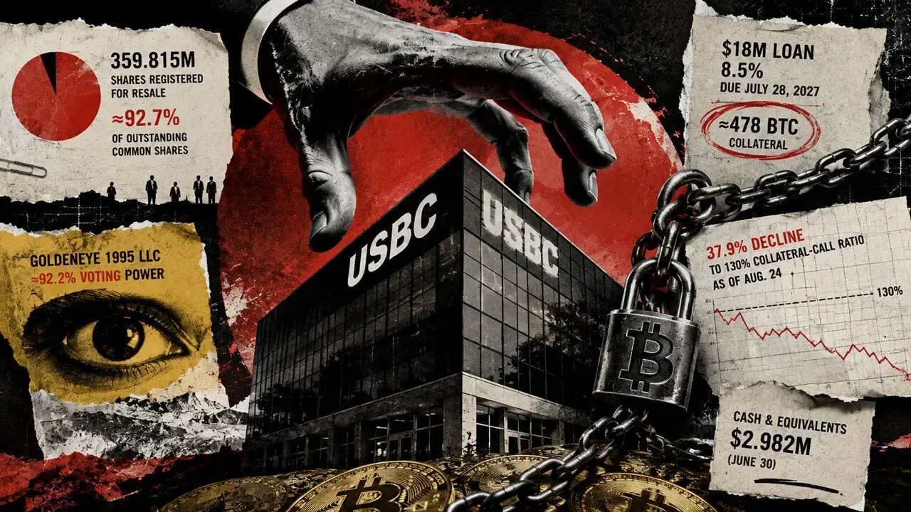 USBC Registers Nearly All Shares for Resale Amid Bitcoin-Heavy Balance Sheet