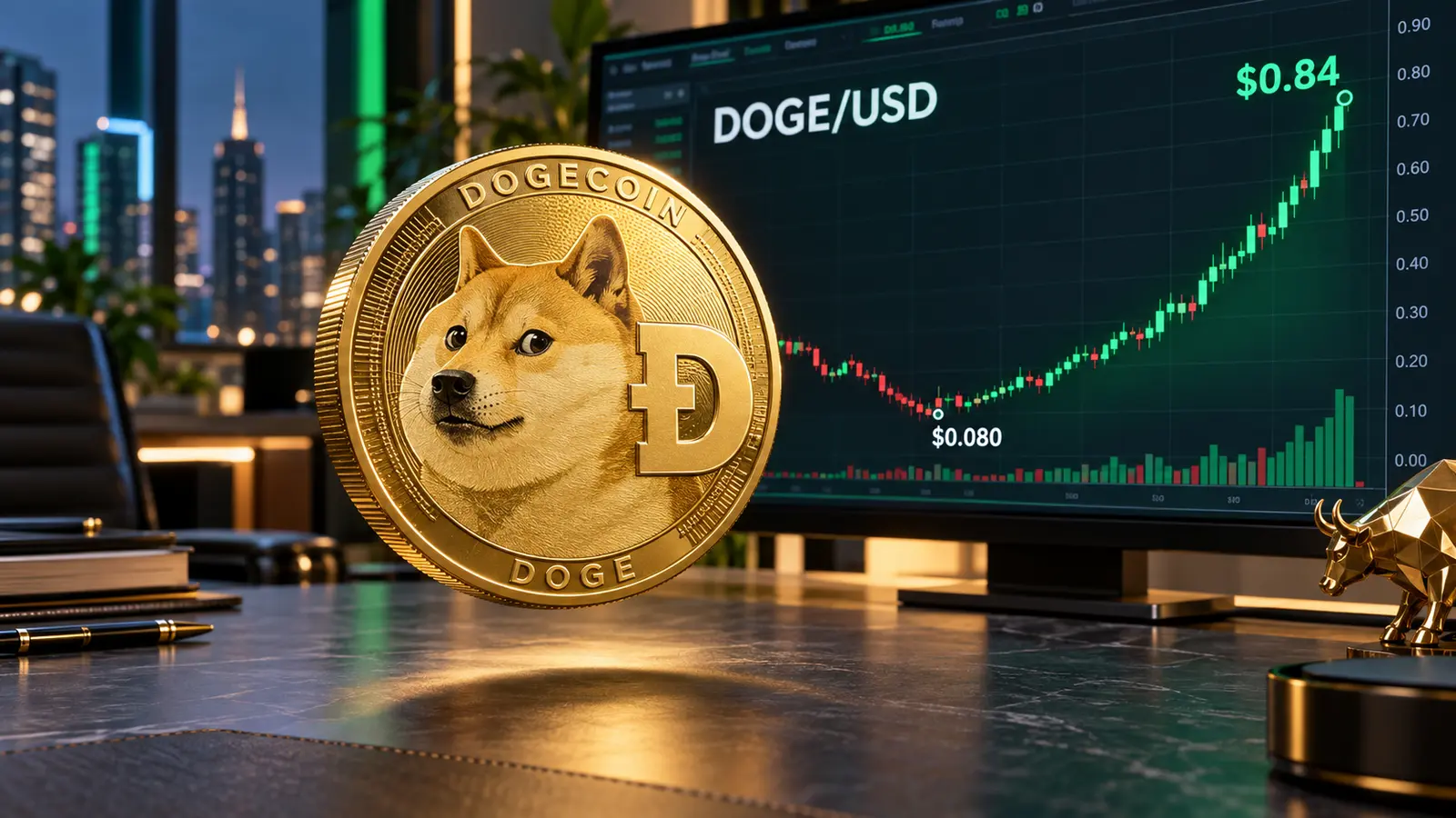 Dogecoin Claws Back to $0.084 Amid ETF Outflows and Market Caution
