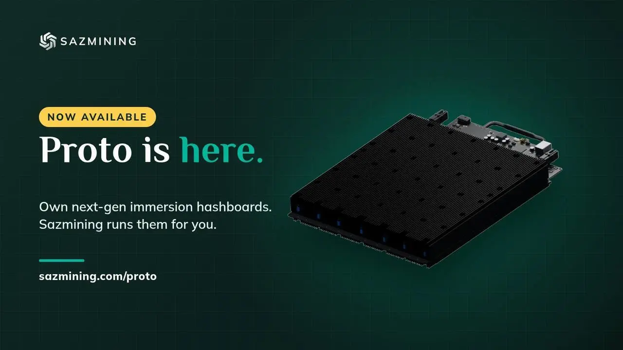 Sazmining Launches Proto Immersion Hashboards for Individual Buyers with Zero-Down Financing
